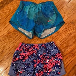 Nike shorts size XS & 5